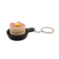 Cute 3D Rabbit Waffle Cake Fidget Keychain |Creative Dessert Lover Gift