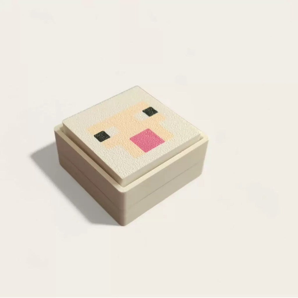 Kawaii Pixel Art Block Keychain Set |Creative Gift for Gamers