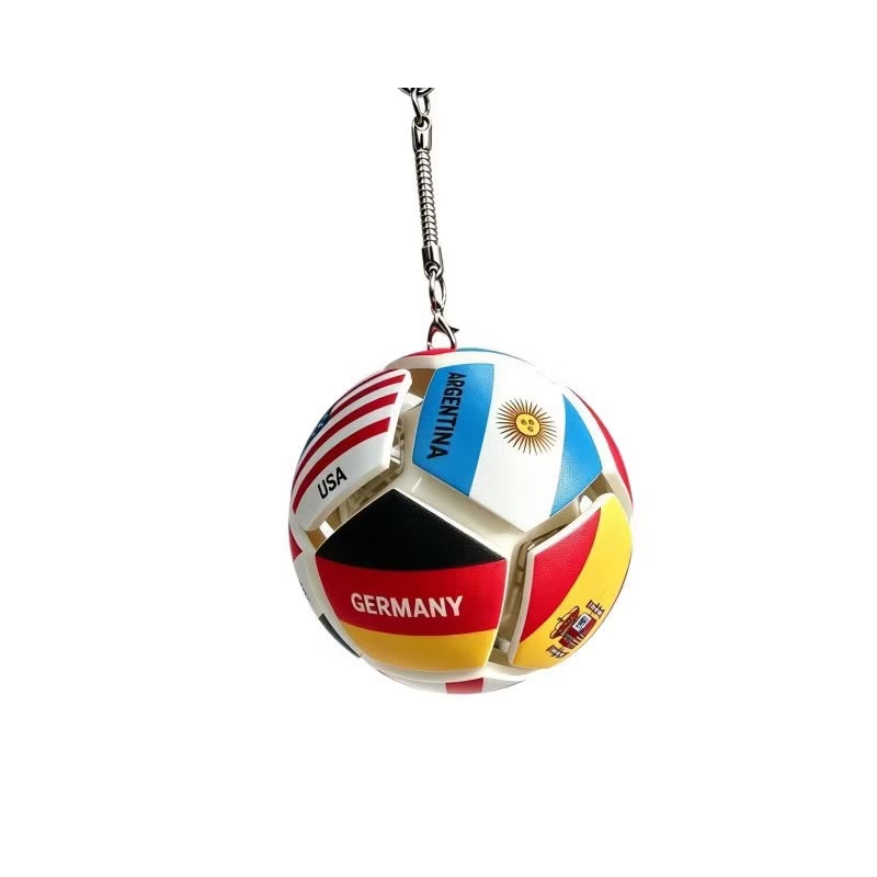 ⚽ Football Fidget Clicker Keychain – Pocket Stress Relief Toy & Bag Charm