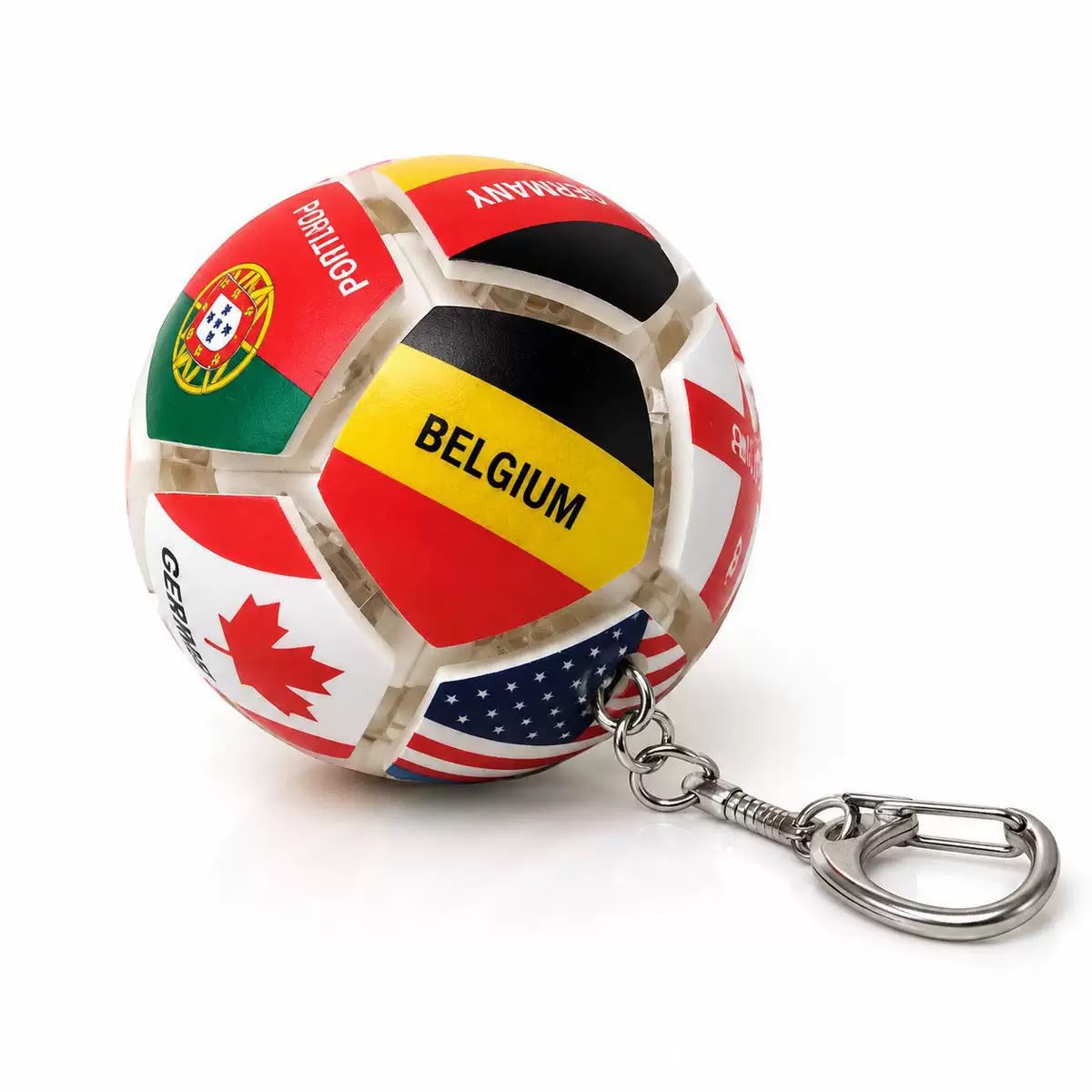 ⚽ Football Fidget Clicker Keychain – Pocket Stress Relief Toy & Bag Charm